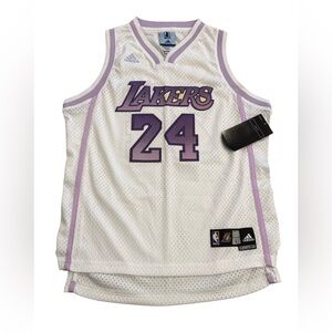 Rare Kobe Bryant Lakers #24 Adidas NBA 4HER Women’s Large Jersey NWT +2